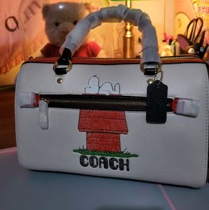 COACH X PEANUTS ROWAN SATCHEL